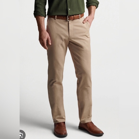 NEW Peter Millar Pilot Twill Flat Front Trousers